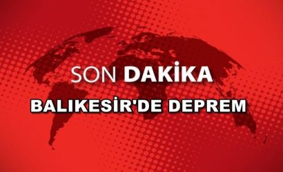 Balıkesir de Deprem