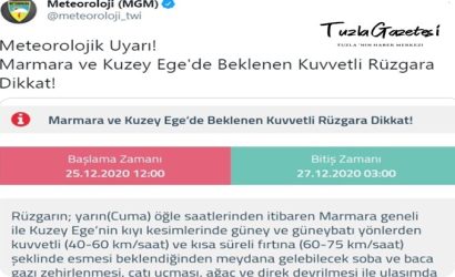 Meteoroloji Genel Müdürlüğü'nden İstanbul için sarı uyarı