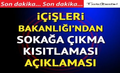 içişleri Bakanlığı'ndan yapılan son dakika açıklama