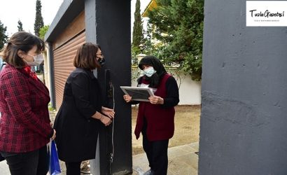 Gönül Elleri Çarşısı Şehit Ailelerine Türk Bayrağı Dağıttı