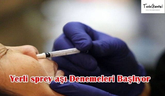 Yerli sprey aşı Denemeleri Başlıyor