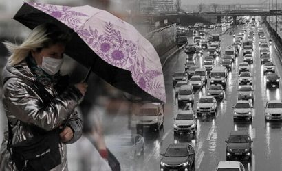 istanbul'da sağnak yağış etkili oluyor