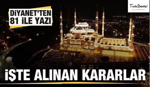 Diyanet Başkanlığı Ramazan Ayı için Müftülüklere yeni Talimatname