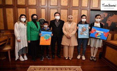 Gönül Elleri Çarşısı 23 Nisan Ulusal Egemenlik ve Çocuk Bayramı konulu resim yarışması düzenlendi.