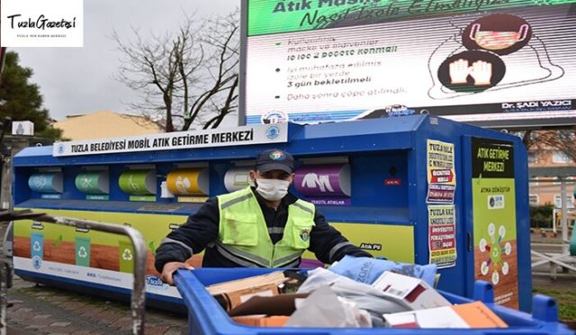 Tuzla’da günlük 40 Ton Atık Geri Dönüşüme Kazandırılıyor