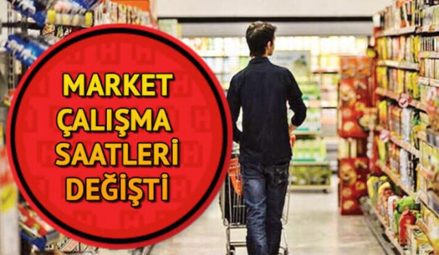 Hafta içi ve hafta sonu marketlerin çalışma saatleri