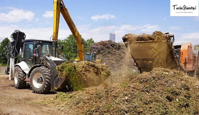 Tuzla Belediyesi'nin sıfır atık projesi kapsamında 5 bin ailenin elektriği üretiliyor