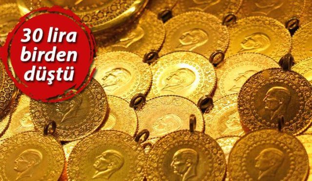 Altın fiyatlarında sert düşüş yaşanıyor