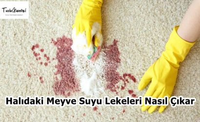 Halıdaki Meyve Suyu Lekeleri Nasıl Çıkar
