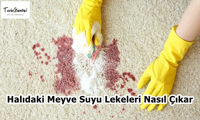 Halıdaki Meyve Suyu Lekeleri Nasıl Çıkar?