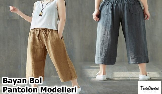 Bayan Bol Pantolon Modelleri