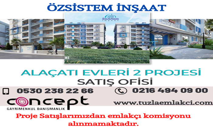 ÖZSİSTEM İnşaat ALAÇATI EVLERİ 2 Projesi