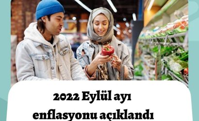 2022 Eylül ayi enflasyonu açıklandı